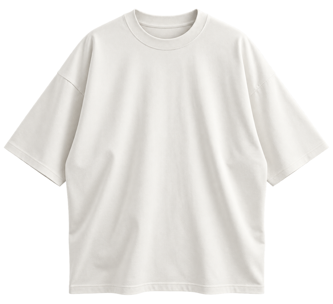 White drop-shoulder tee with Final Form concept artwork